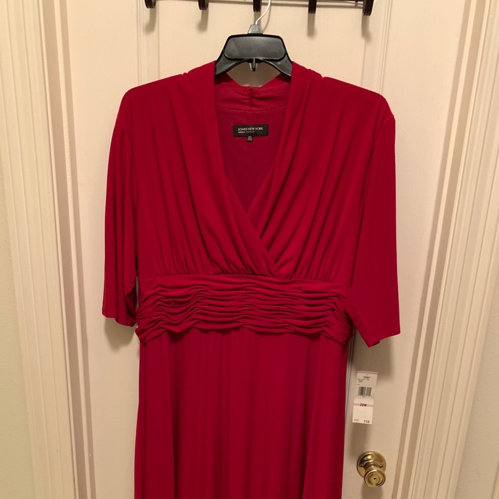 NWT Jones New York Candy Apple Red Dress
